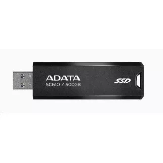 ADATA vanjski SSD 2TB SC610, USB-A 3.2, crni