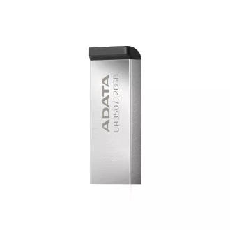 ADATA Flash Disk 128GB UR350, USB 3.2 Dash Drive, metalno crna