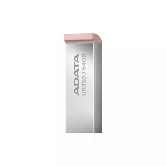 ADATA Flash Disk 64GB UR350, USB 3.2 Dash Drive, metal smeđa