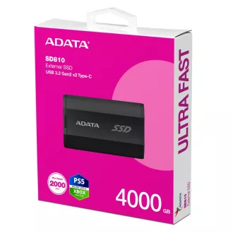 ADATA vanjski SSD 4TB SD810 USB 3.2 USB-C, crni