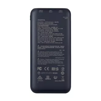 ADATA powerbank C100, 10000mAh, crna