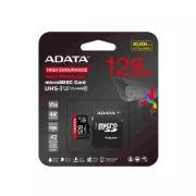 ADATA MicroSDXC kartica 128GB High Endurance UHS-I C10 V30 A2 (R:100/W:85 MB/s) + SD adapter