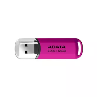 ADATA Flash Disk 64GB C906, USB 2.0, roza