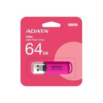 ADATA Flash Disk 64GB C906, USB 2.0, roza