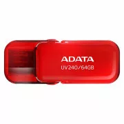 ADATA Flash Disk 64GB UV240, USB 2.0, crveni