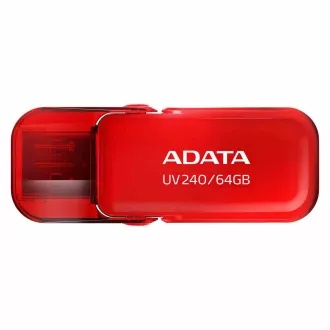 ADATA Flash Disk 64GB UV240, USB 2.0, crveni
