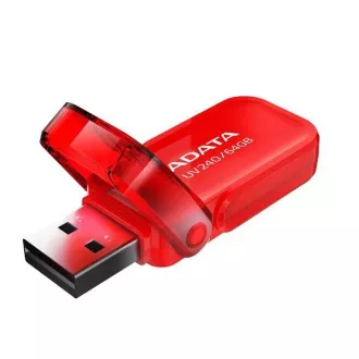 ADATA Flash Disk 64GB UV240, USB 2.0, crveni