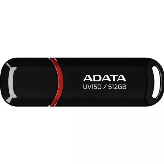 ADATA Flash Disk 512GB UV150, USB 3.2, crni