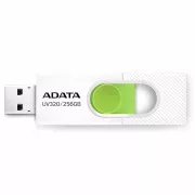 ADATA Flash Disk 256GB UV320, USB 3.2, bijelo-zeleni