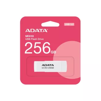 ADATA Flash Disk 256GB UC310, USB 3.2, bijeli