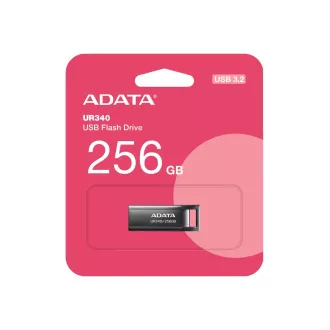 ADATA Flash Disk 256GB UR340, USB 3.2, crni