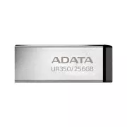 ADATA Flash Disk 256GB UR350, USB 3.2, srebrno-crni