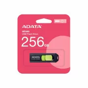 ADATA Flash Disk 256GB UC300, USB-C 3.2, crno-zeleni