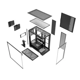 ADATA XPG kućište INVADER X Mid-Tower, bez napajanja, bez ventilatora, crna ADATA XPG kućište INVADER X Mid-Tower, bez napajanja, bez ventilatora, crna