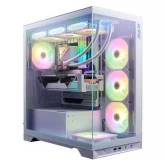 ADATA XPG kućište INVADER X BTF Mid-Tower, bez napajanja, 5x 120mm ventilator, bijelo