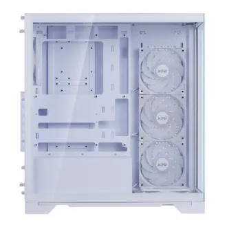 ADATA XPG kućište INVADER X BTF Mid-Tower, bez napajanja, 5x 120mm ventilator, bijelo