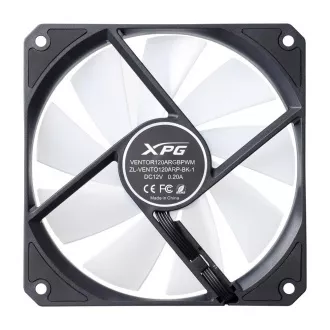 ADATA XPG Ventilator VENTO R, Inverted, 120mm, ARGB, PWM, crni