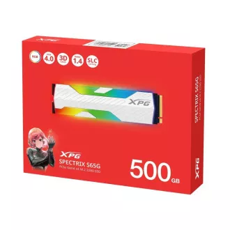 ADATA SSD 500GB XPG SPECTRIX S65G, PCIe Gen4x4 M.2 2280, (O: 5000/Š: 2700 MB/s)
