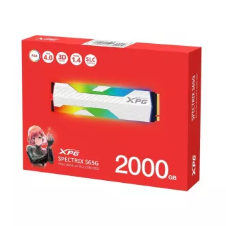 ADATA SSD 2TB XPG SPECTRIX S65G, PCIe Gen4x4 M.2 2280, (R:6000/W:5000 MB/s)