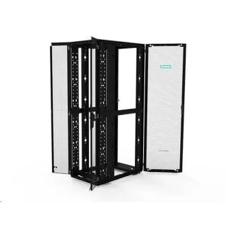HPE rack 42U 600mmx1075mm G2 opremljen naprednim paletnim regalom + bočne ploče i ugradbeni sustav.