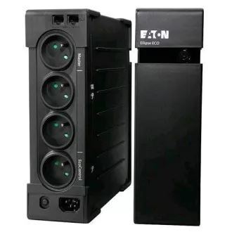 Eaton Ellipse ECO 650 FR, UPS 650VA / 400W, 4 utičnice (3 rezervne), češke utičnice