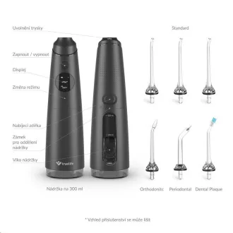 TrueLife AquaFloss Compact C300 Black - sredstvo za ispiranje usne šupljine TrueLife AquaFloss Compact C300 Black - sredstvo za ispiranje usne šupljine