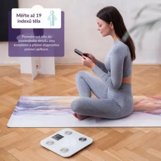 TrueLife FitScale W7 BT - bluetooth vaga za bioelektričnu impedanciju - bijela TrueLife FitScale W7 BT - bluetooth vaga za bioelektričnu impedanciju - bijela