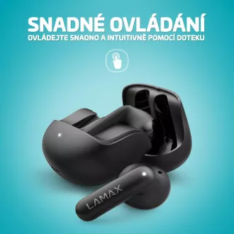 LAMAX Tones1 - bežične slušalice - crne