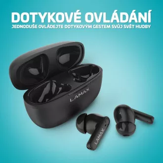 LAMAX Clips1 Play - in-ear slušalice - crne LAMAX Clips1 Play - in-ear slušalice - crne