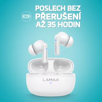 LAMAX Clips1 Play - slušalice - bijele