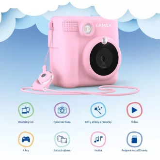 LAMAX InstaKid1 ružičasta