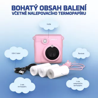 LAMAX InstaKid1 ružičasta