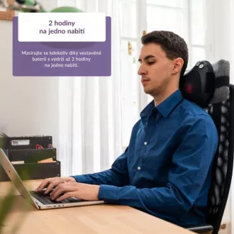 TrueLife RelaxBack B3 Charge - masažni jastuk s punjivom baterijom