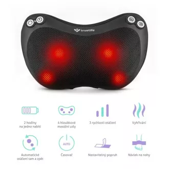 TrueLife RelaxBack B3 Charge - masažni jastuk s punjivom baterijom