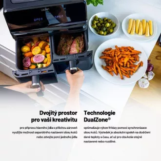 Lauben DualZone® zračna friteza 8000BC