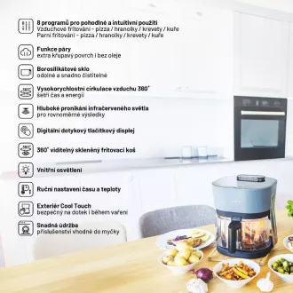 Lauben Glass&SteamAir® friteza 4500BG