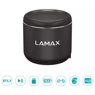 LAMAX Sphere2 Mini Bluetooth zvučnik, USB-C