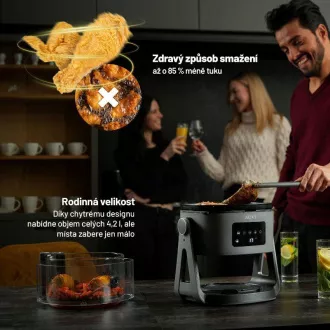 Lauben Glass&Grill Air Fryer 3in1 5500BG - friteza na vrući zrak Lauben Glass&Grill Air Fryer 3in1 5500BG - friteza na vrući zrak