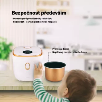 Lauben Multifunction Rice Cooker 1200WR Rose Gold Edition - kuhalo za rižu Lauben Multifunction Rice Cooker 1200WR Rose Gold Edition - kuhalo za rižu