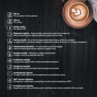 Lauben Milk Frother 600BG - pjenilica za mlijeko