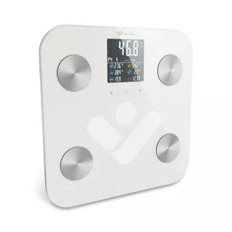 TrueLife FitShape S6 BT - bluetooth vaga za bioelektričnu impedanciju - bijela