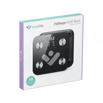 TrueLife FitShape S6 BT - bluetooth vaga za bioelektričnu impedanciju - crna