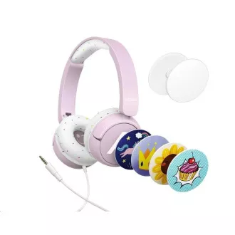 LAMAX SoundKid1 - slušalice - roze