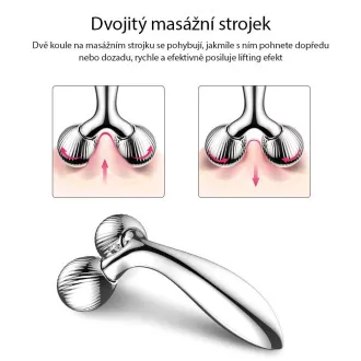 TOUCHBEAUTY 1613AS valjak za masažu lica srebrne boje TOUCHBEAUTY 1613AS valjak za masažu lica srebrne boje