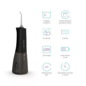 TrueLife AquaFloss Compact L100 crni - oralni irigator TrueLife AquaFloss Compact L100 crni - oralni irigator