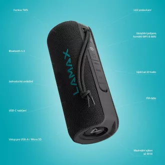 LAMAX LightNote1 - prijenosni zvučnik