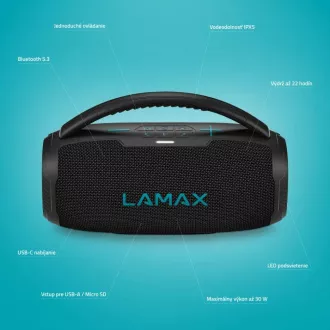 LAMAX PartyGo1 Mini - prijenosni zvučnik