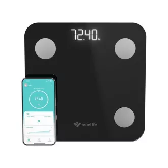 TrueLife FitScale W1 BT crna - vaga za bioelektričnu impedanciju s Bluetoothom