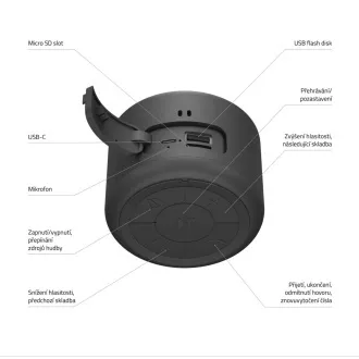 LAMAX Sphere2 Bluetooth zvučnik, USB-C