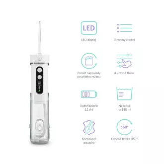 TrueLife AquaFloss Mini M50 - oralni irigator - bijeli